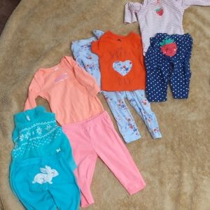 Lot of 4 Carter's outfits 6 months